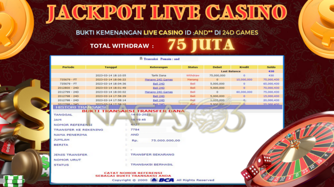 bukti jp naga303 #3 bukti jp naga303 #3