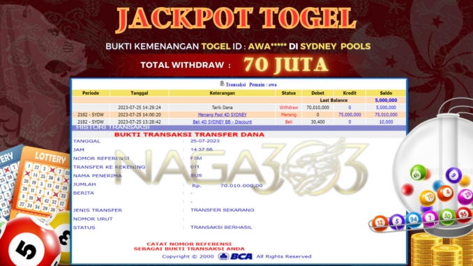 bukti jp naga303 #433 bukti jp naga303 #433