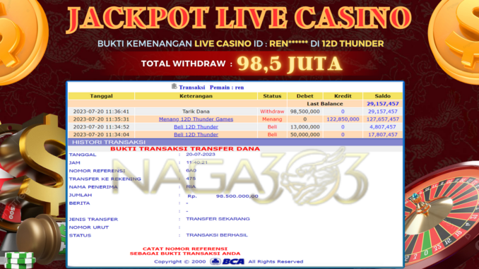 bukti jp naga303 #417 bukti jp naga303 #417