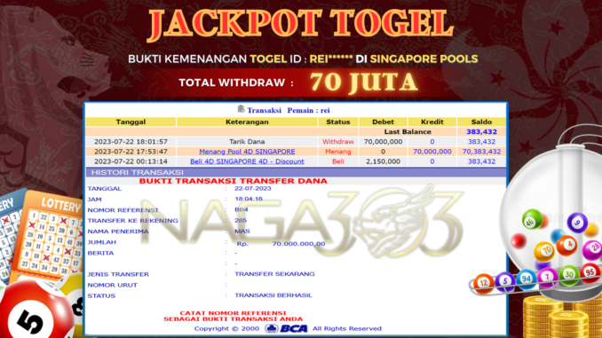 bukti jp naga303 #424 bukti jp naga303 #424