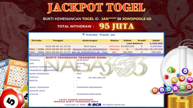 bukti jp naga303 #464 bukti jp naga303 #464