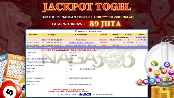 bukti jp naga303 #461 bukti jp naga303 #461