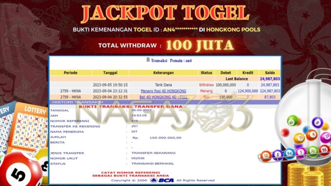 bukti jp naga303 #553 bukti jp naga303 #553