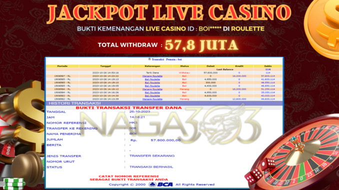 bukti jp naga303 #629 bukti jp naga303 #629
