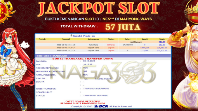 NG JP SLOT SIANG