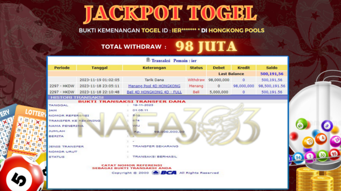 bukti jp naga303 #683 bukti jp naga303 #683