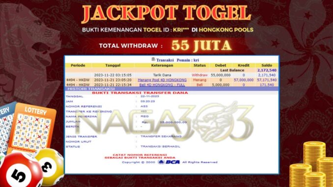 bukti jp naga303 #689 bukti jp naga303 #689