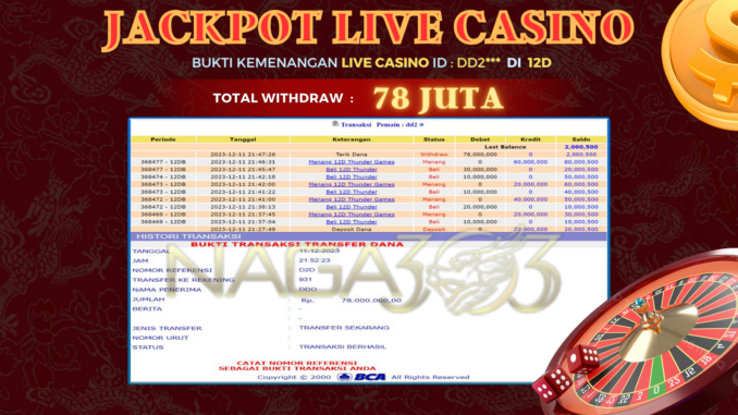NG JP LIVE CASINO MALAM