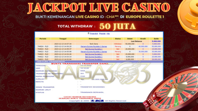 NG JP LIVE CASINO MALAM