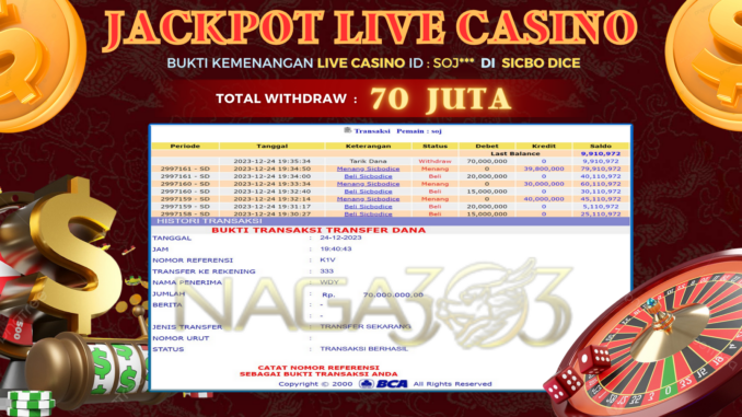NG JP LIVE CASINO MALAM