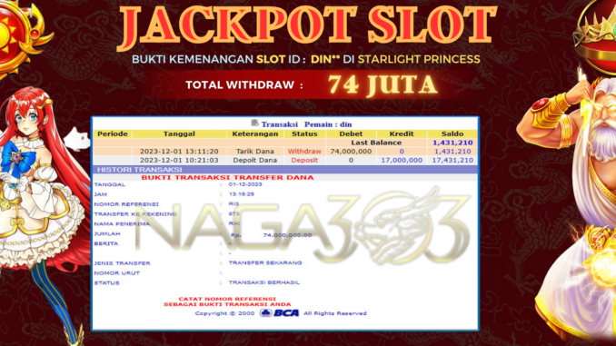 bukti jp naga303 709 bukti jp naga303 709