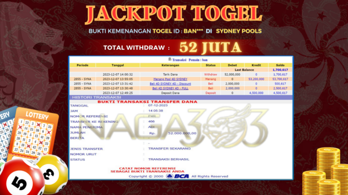 bukti jp naga303 #723 bukti jp naga303 #723
