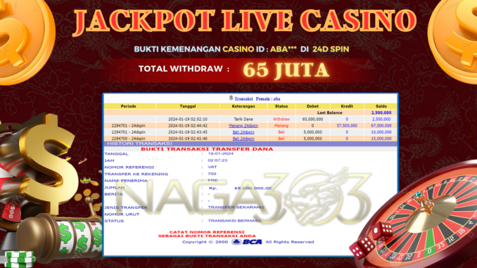 NG JP LIVE CASINO MALAM