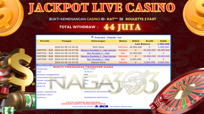 NG JP LIVE CASINO MALAM