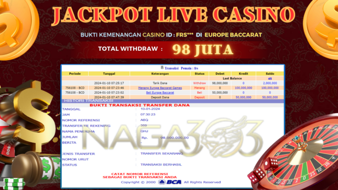 NG JP LIVE CASINO MALAM