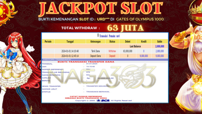 BUKTI JP NAGA303 #780 BUKTI JP NAGA303 #780